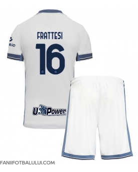 Inter Milan Davide Frattesi #16 Echipament de Fotbal Replică 2024-25 Copii Deplasare (+ Șorturi)